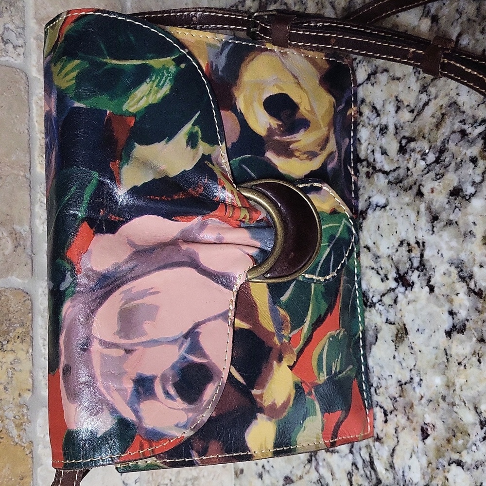 Patricia Nash Winter Bloom Van Sannio Crossbody